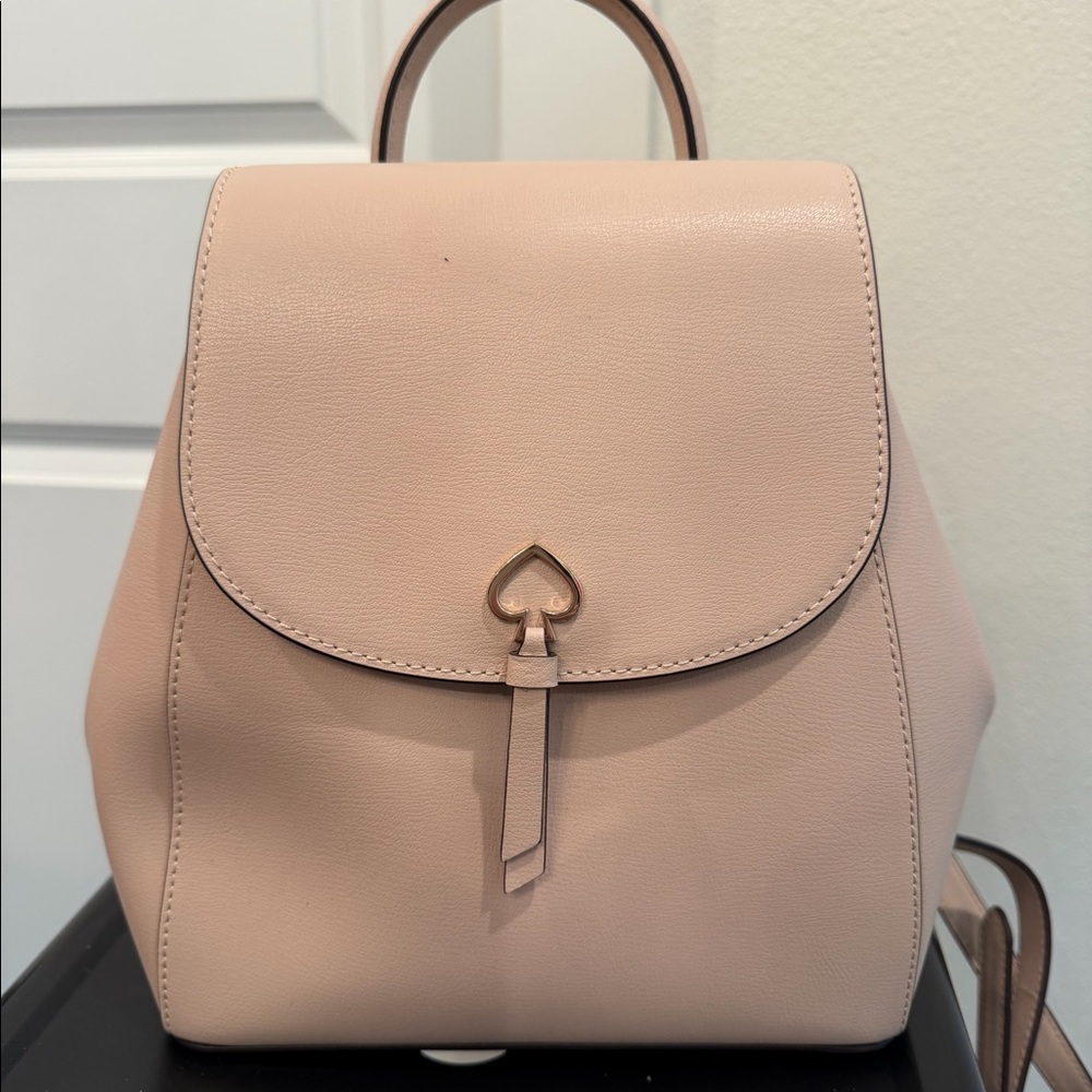 Pale pink Kate Spade backpack